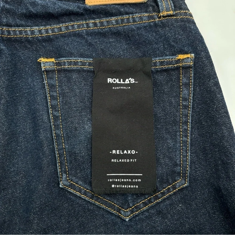 Rolla’s Relaxo Relaxed Fit Mens Denim Dark Wash Jeans